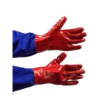 PVC Medium Weight Glove - Red 27cm (18HP4101i)