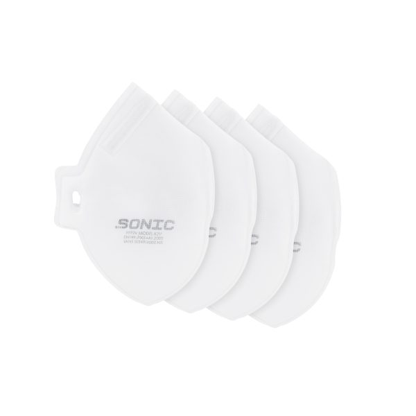 PSA Sonic Disposable Mask - FFP2/V Flat Fold