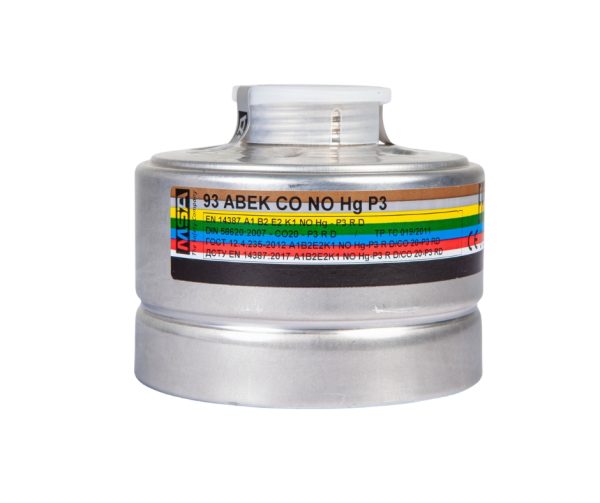 93 ABEK CO NO Hg P3 Filter, Canister