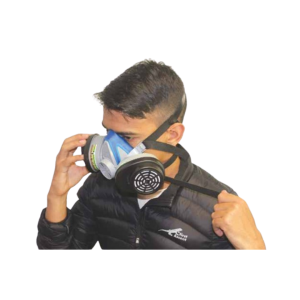 Fit half mask-step 6