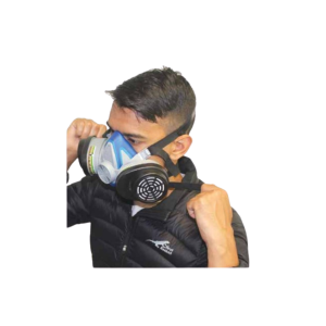 Fit half mask-step 7